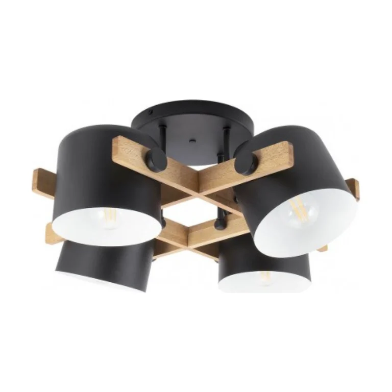 Plafoniera Pooh 01-2401 2xE27 neagra Smarter