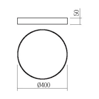Plafoniera LED Knob 36W 2180lm dimabila 05-933 Smarter