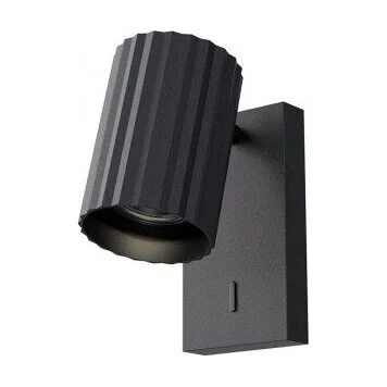 Aplica pentru interior Delphi 1X50W GU10 on/off negru mat 01-2549 Redo
