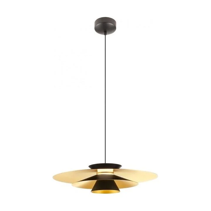 Pendul LED Fargo 16.5W D500 auriu-negru mat 01-3001 Redo