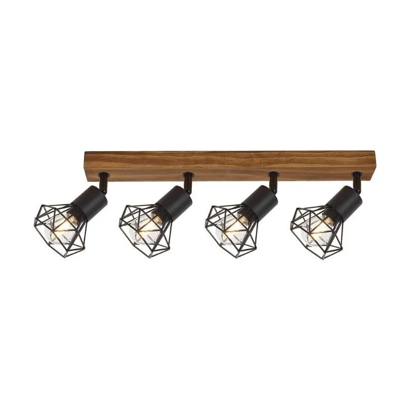 Lustra de interior ZEUS lemn stejar 4XE14 3140 Rabalux