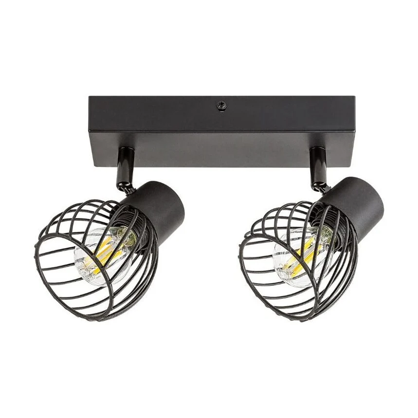 Aplica de interior ABERAMA 2XE14 negru 73002 Rabalux