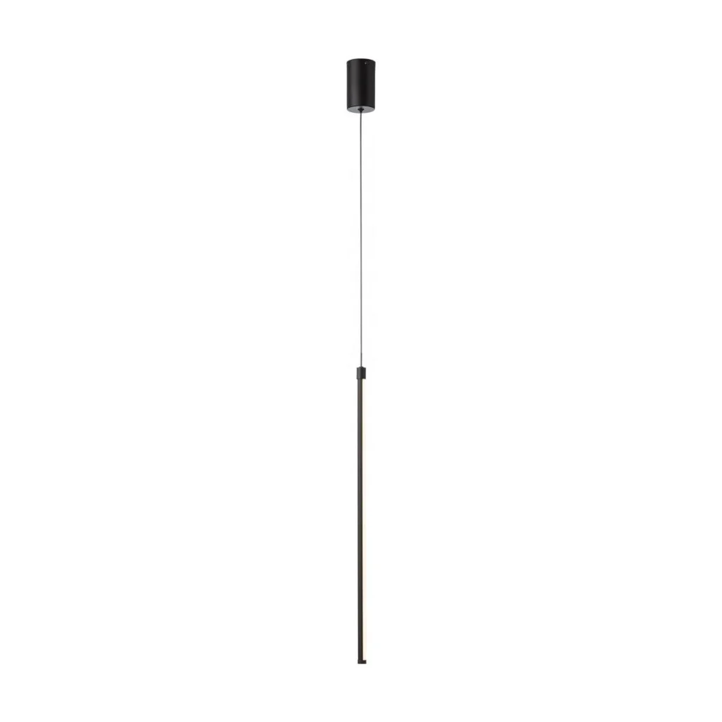 Pendul LED liniar negru 9W 3000K H600 Taboo 01-3116 Smarter
