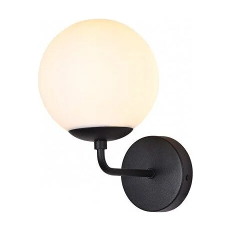 Aplica cu glob Bowling finisaj negru mat 1X42W E27 01-3148 Smarter