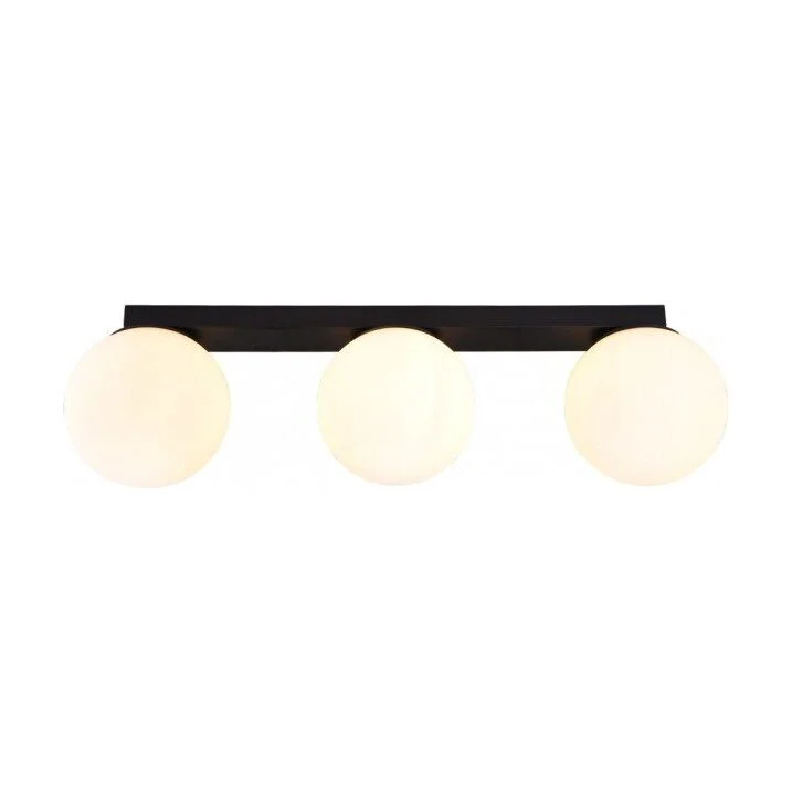Plafoniera cu globuri Bowling 3X42W L620 E27 negru mat 01-3152 Smarter