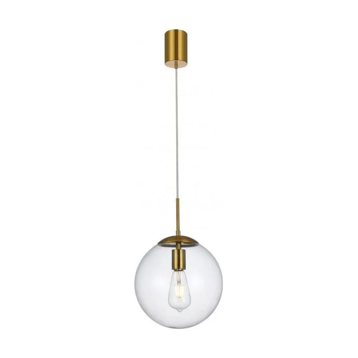 Lustra Global cu glob tranparent 1X42W E27 D250 01-3167 Brass Smarter
