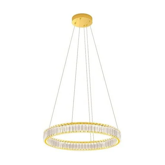 Lustra LED Akala aurie cu cristale 37W 3000K D600 IAK PR M Incanti