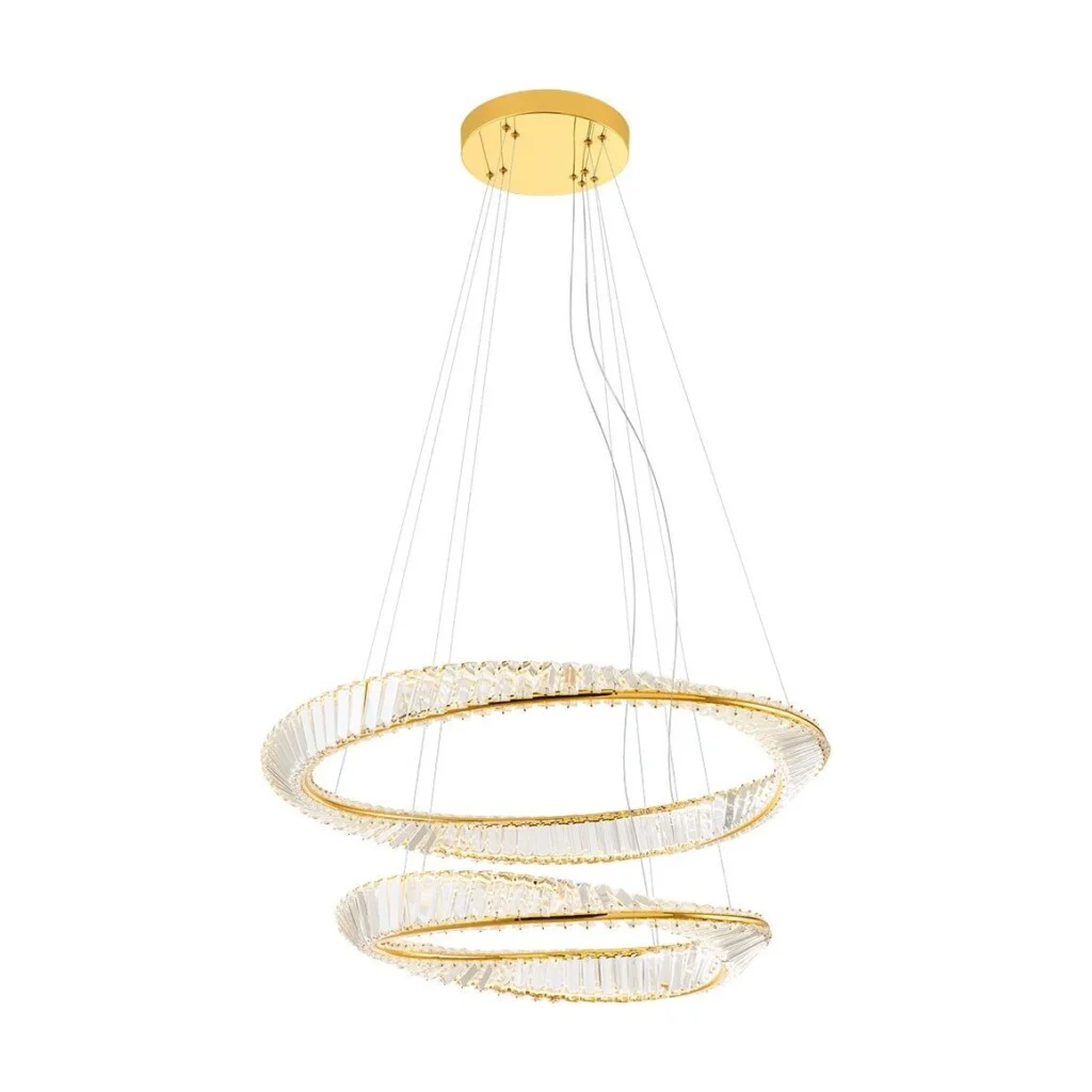 Lustra LED Oblige Aurie 85W 3000K D600+800 mm IOB PM+L 11 Incanti