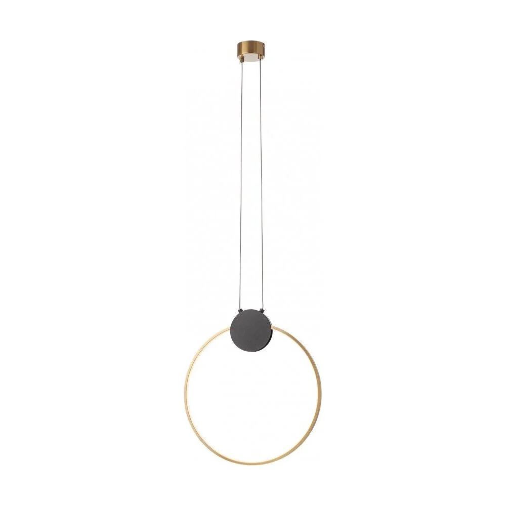 Lustra LED Atom finisaj auriu negru 11W 3000K 01-3106 Smarter