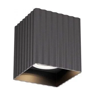 Plafoniera, Spot Delphi, negru  mat, GU10, 1 x 7W, 01-3409 Redo