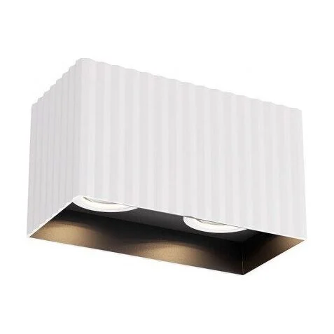 Plafoniera, Spot Delphi, alb mat, GU10, 2 x 7W, 01-3410 Redo