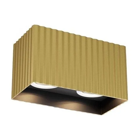 Plafoniera,Spot Delphi, auriu mat, GU10, 2 x 7W, 01-3411 Redo