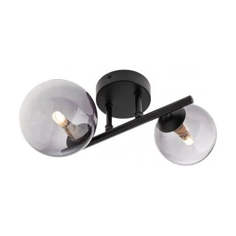 Lustra Astra 01-3987, 2 x G9, negru + fumuriu, moderna