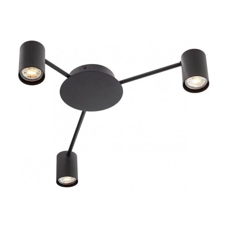 Corp de iluminat NOA PL 3X10W GU10 BK 01-4050