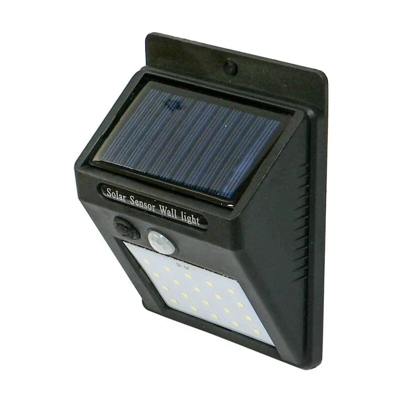 Aplica / Lampa solara LED 20xSMD 3W 6500K 60 lm IP65 cu senzor de amurg incorporat
