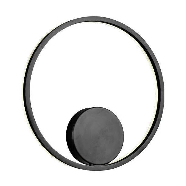 Aplica  structura din aluminiu si metal vopsita negru mat ORBIT  01-1943