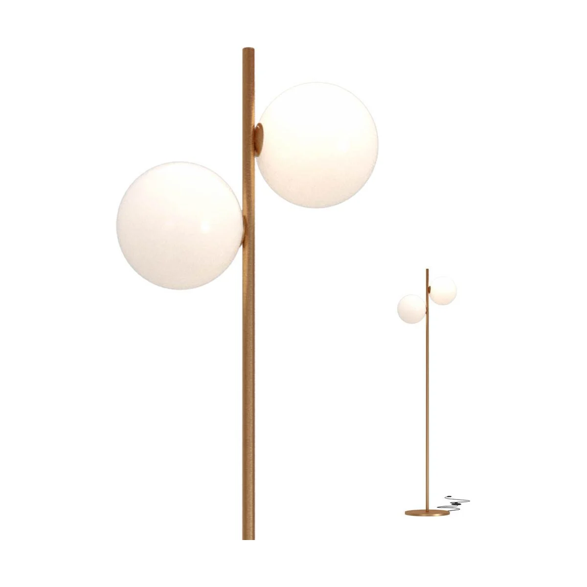 Lampadar Redo Talis 2xE27 Auriu, Cupru 01-2651
