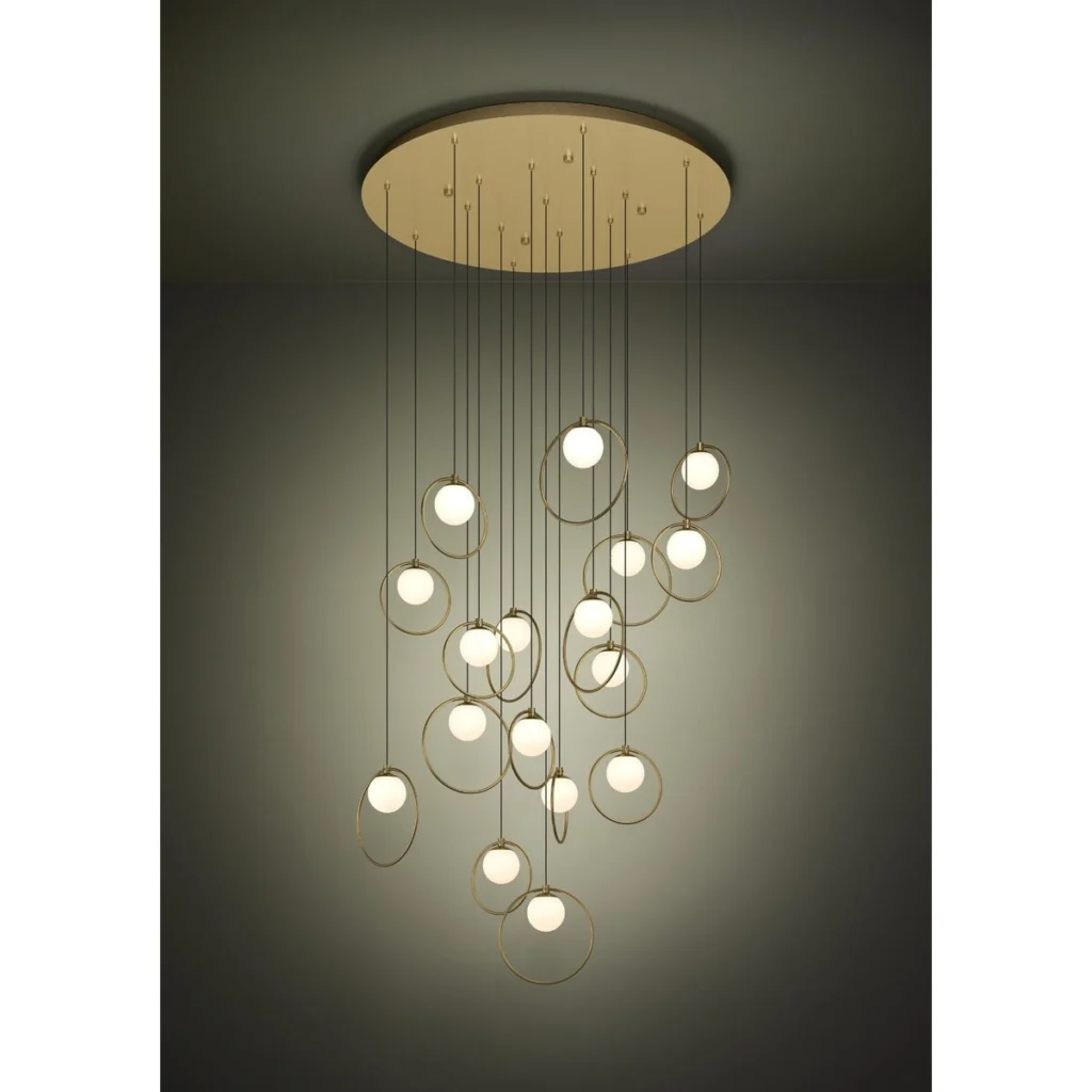 PLAFONIERA LED EGLO 390346 PORTOCOLOM 17XLED /3W/230V