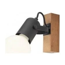 Aplica Taffi 01-2415, 1 x E27, negru, modern