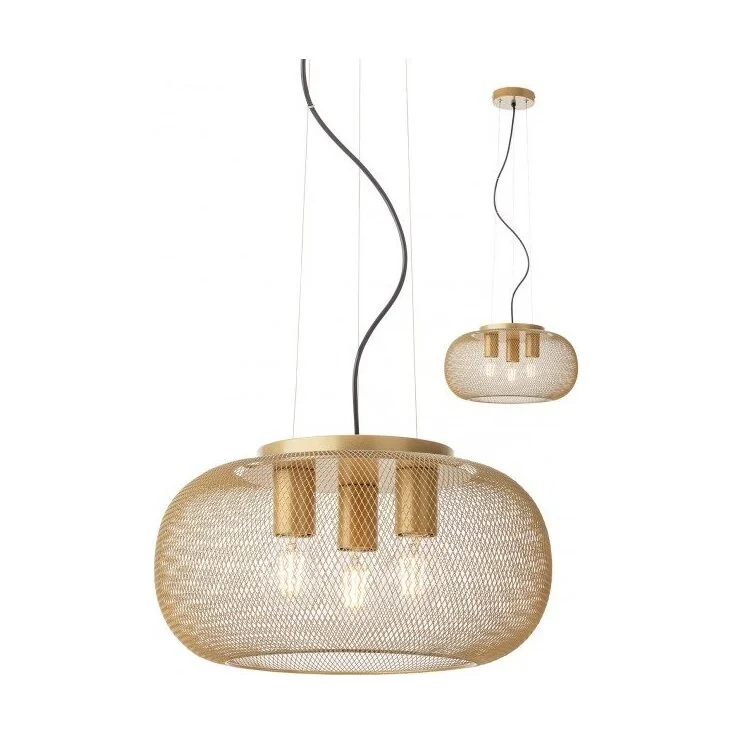 Suspensie Croket 01-3140, 3 x E27, auriu, modern
