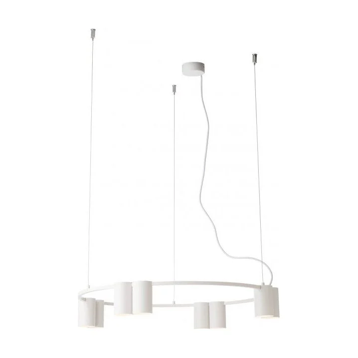 Suspensie Smarter Modi, alb, 8XGU10, D.64 cm, 01-3520
