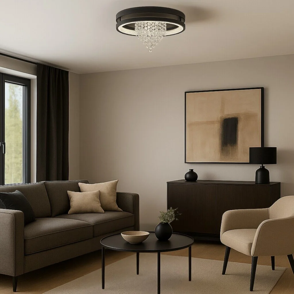 Plafoniera Rabalux Maribell 30W negru 71353