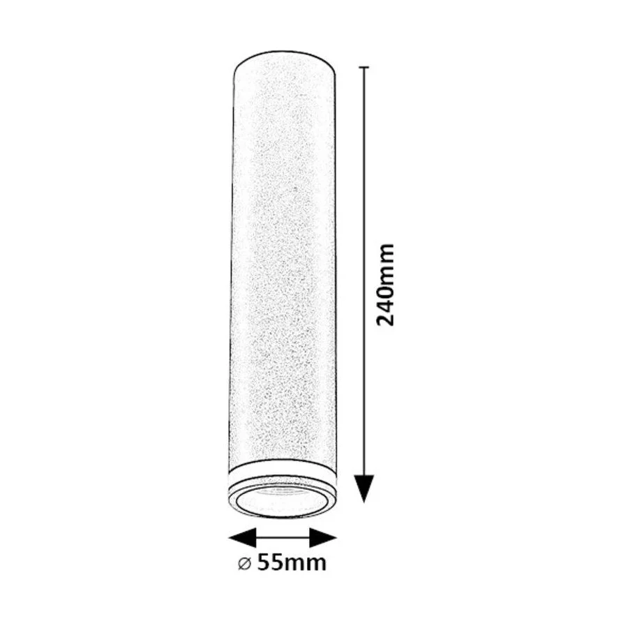 Plafoniera Rabalux Senobia 1x35 W negru 73031
