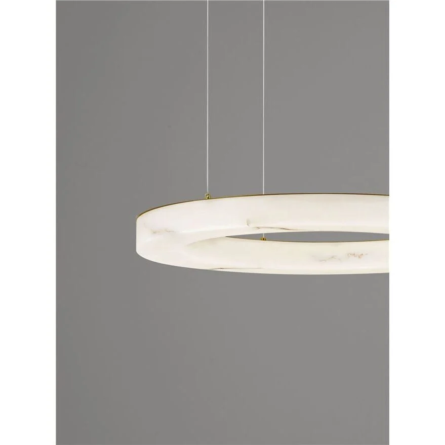 Suspensie Nova Luce Vaster Auriu LED 36W 3000K, 9019811
