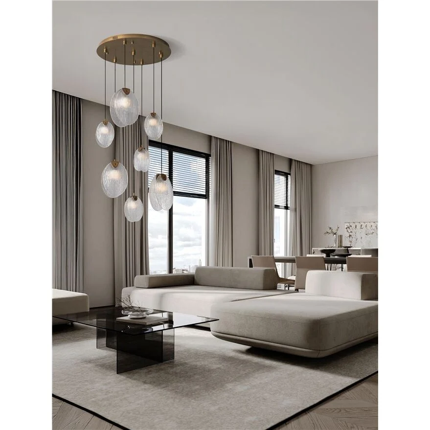 Suspensie Nova Luce Shelina Cupru LED 22W 3000K, 9333225