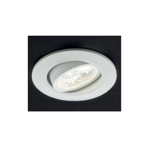 Spot LED incastrat MT 115 70316, 3W, lumina neutra, orientabil, alb mat